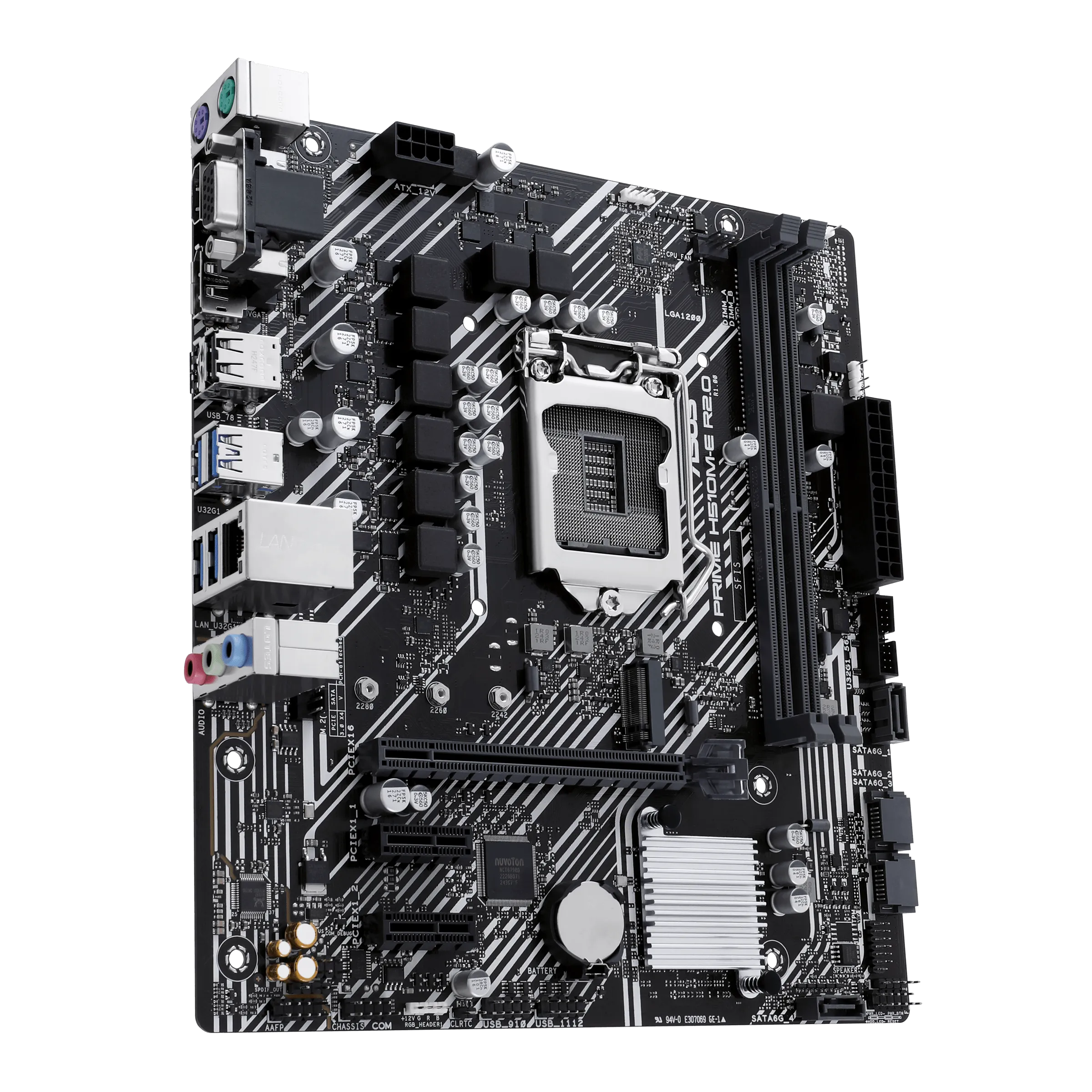 Asus Prime H510M E R2.0 DDR4 Motherboard For Intel 10th | 11th Gen view 3